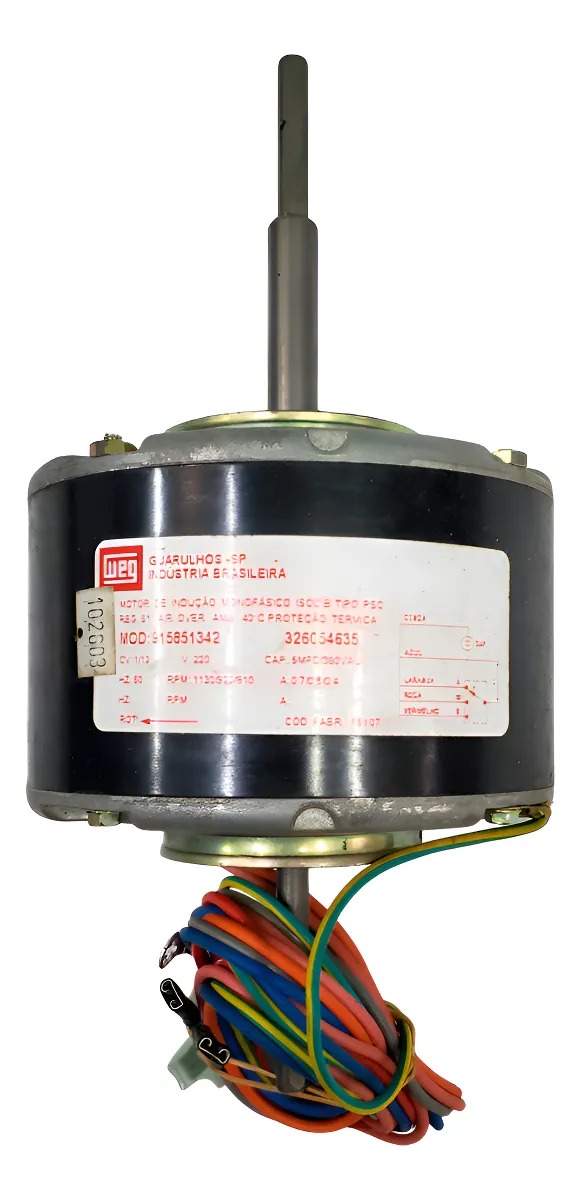 MOTOR ELETRICO AC 1/4CV 220V 60HZ  PT 48 A 60